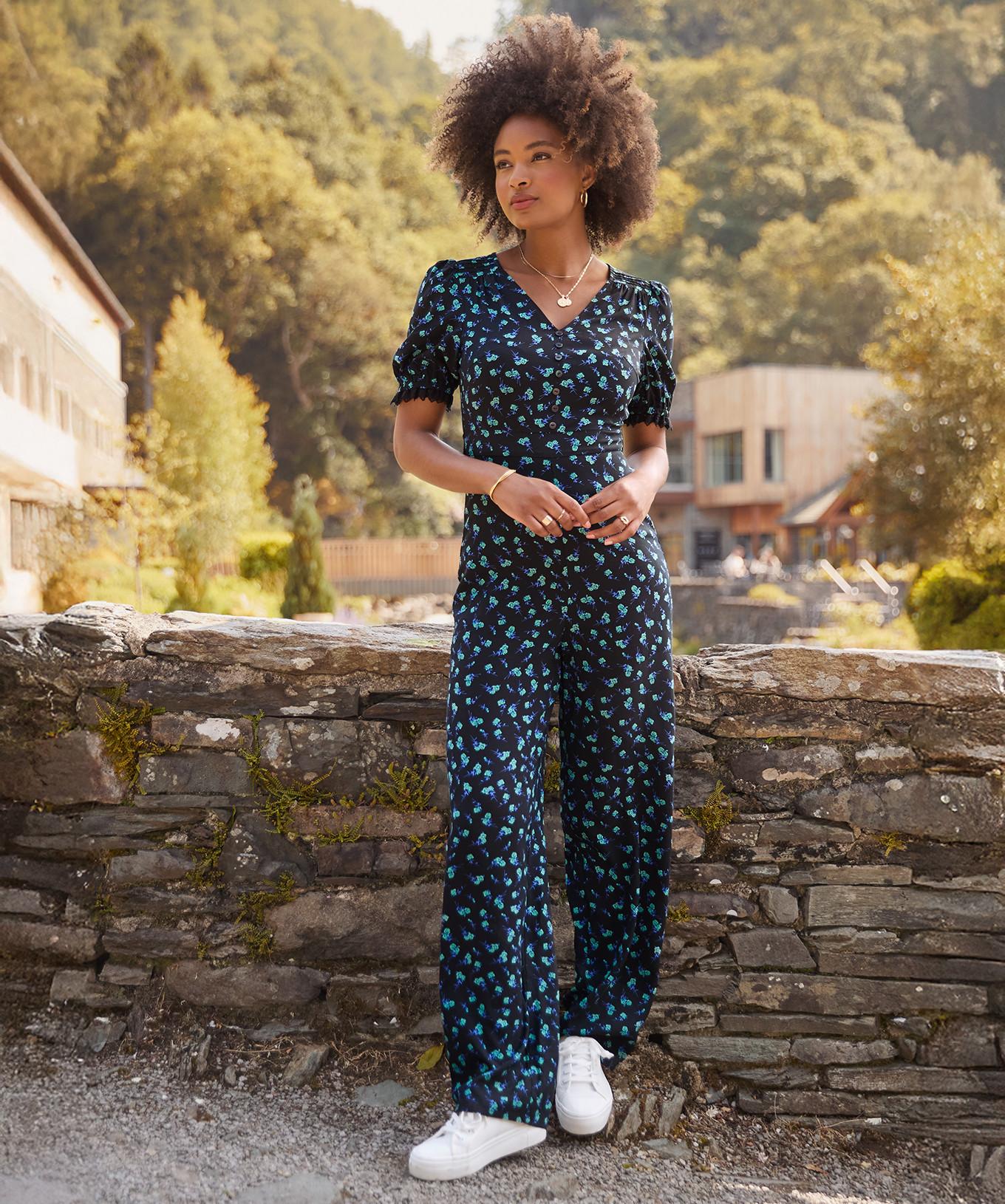 Joe Browns Weit geschnittener Blumen Jumpsuit  