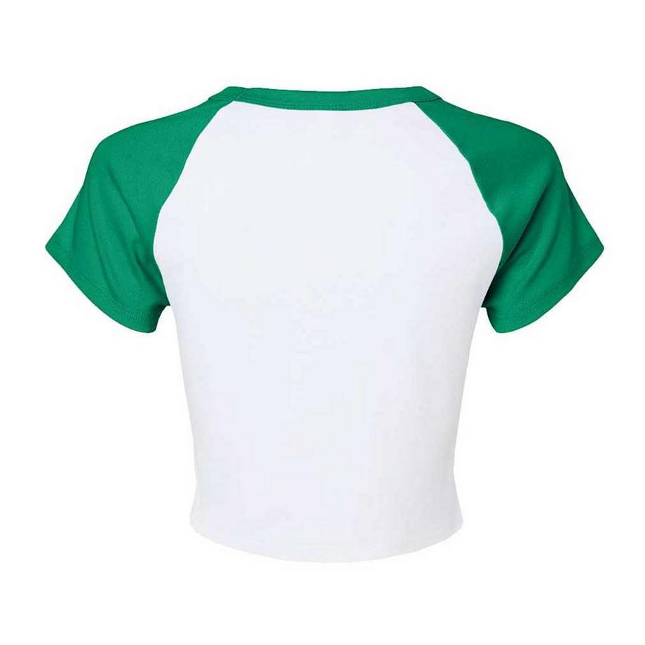 Bella + Canvas Maglietta Raglan Microfibra  