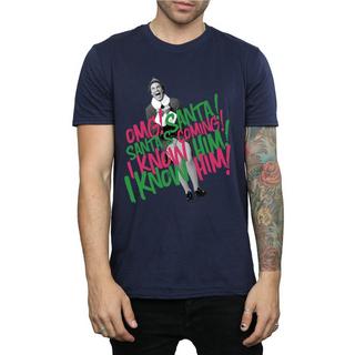 Elf T-shirt Santa's Coming  