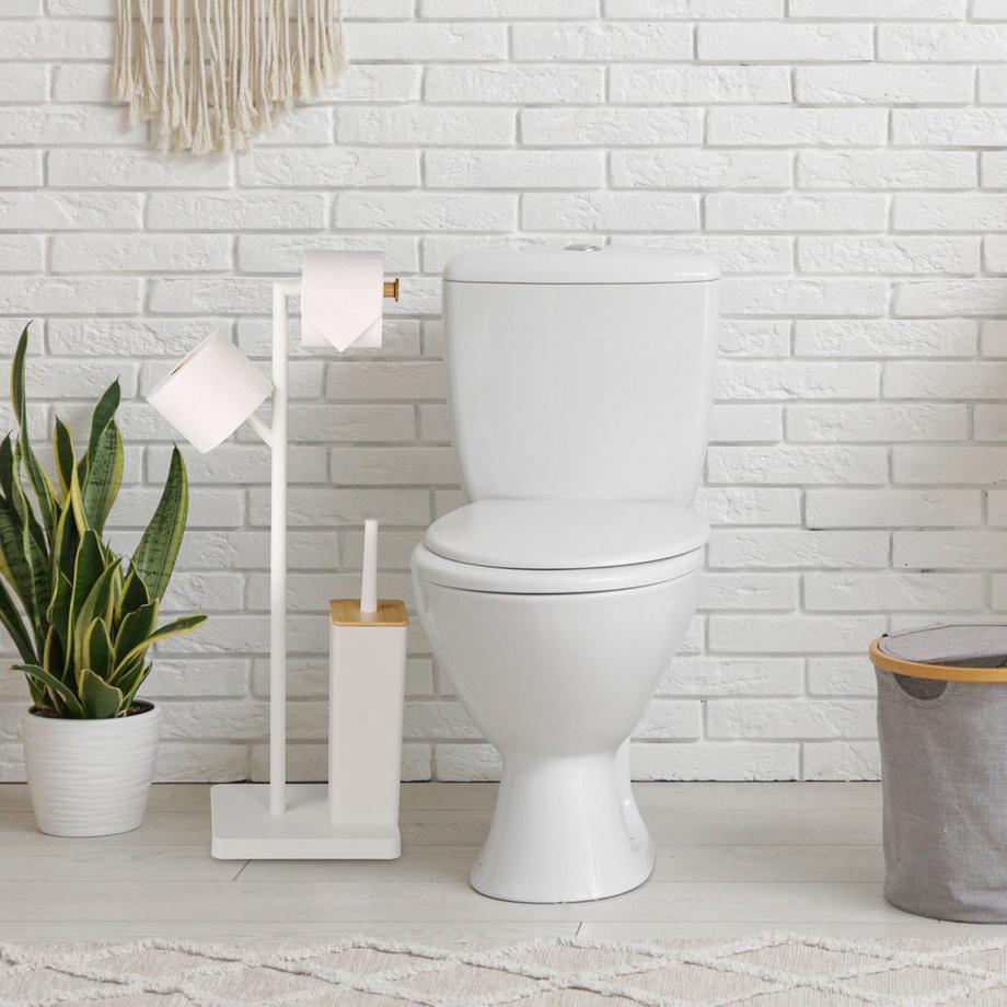 Northix Toilettenpapierhalter & Bürstenset  