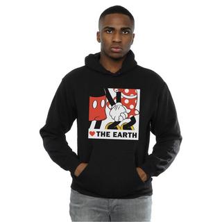 Disney  Mickey Mouse Heart The Earth Kapuzenpullover 