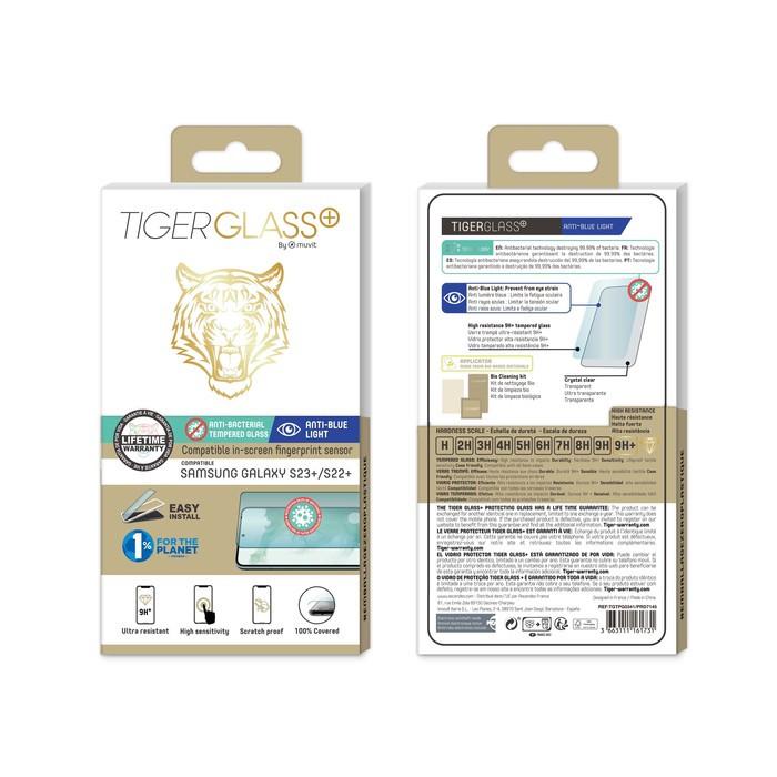 Tiger  Verre Trempé pour Samsung Galaxy S23+/S22+ 