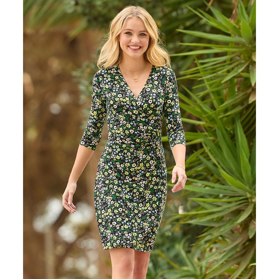 Joe Browns Jersey Wickelkleid mit Rüschen  