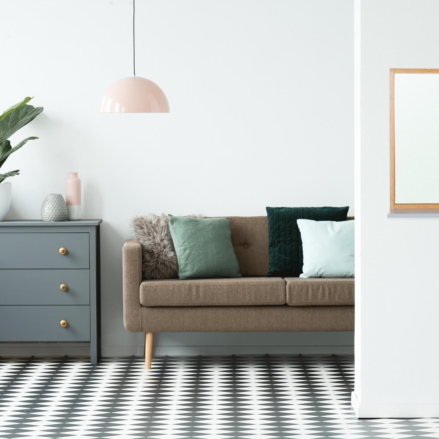 Northio Miroir mural avec étagère  