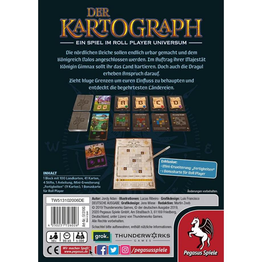 Pegasus Spiele  Der Kartograph 