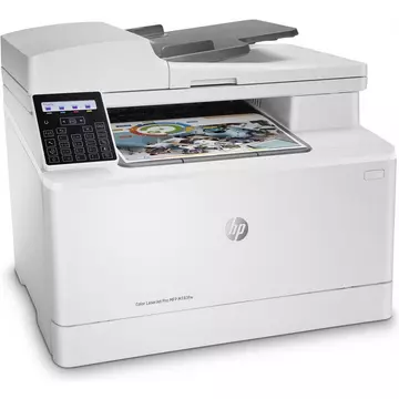 Color LaserJet Pro Imprimante multifonction M183fw, Impression, copie, scan, fax, Chargeur automatique de documents de 35 feuilles; Eco-énergétique; Sécurité renforcée; Wi-Fi double bande