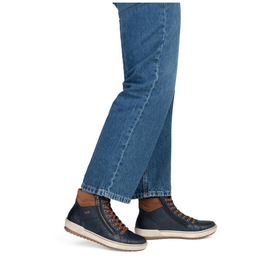 Remonte Sneaker Alta con Cerniera Laterale  