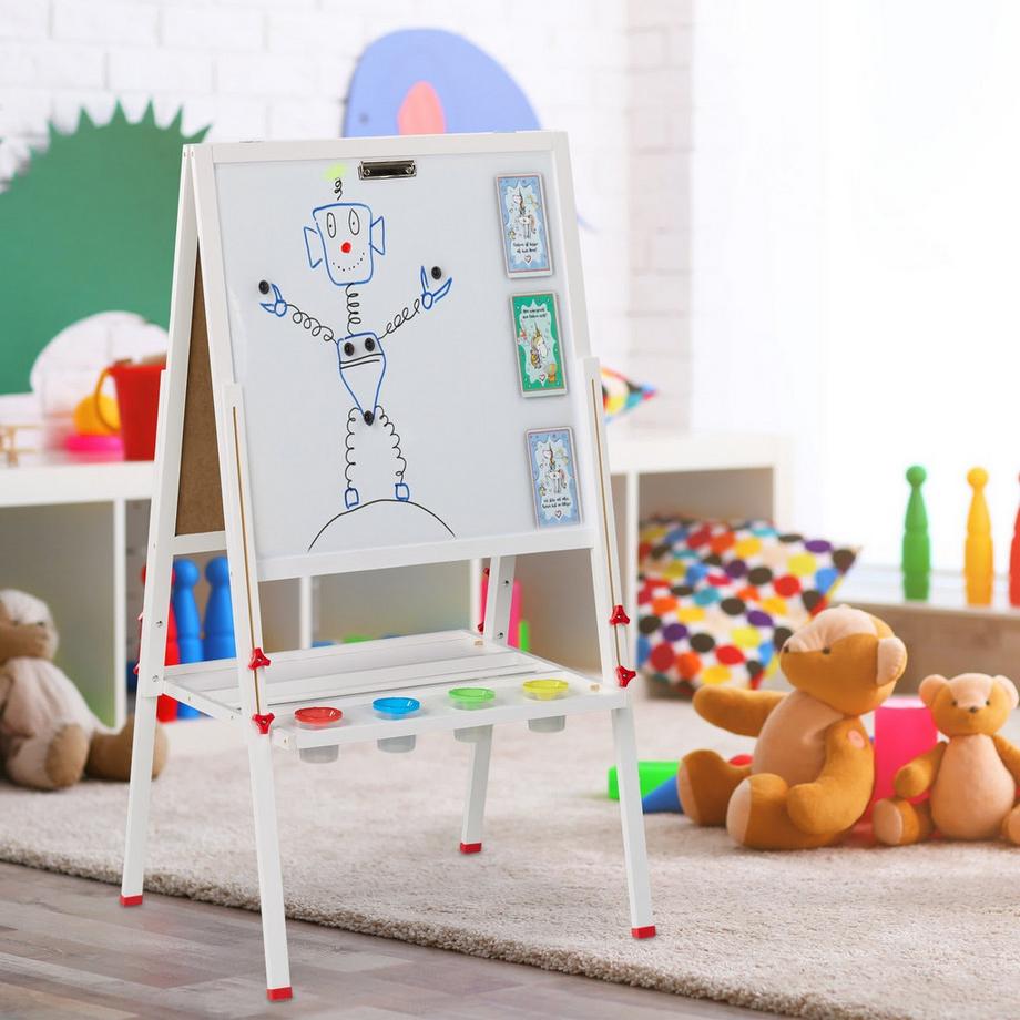 Northix  Bars pour enfants avec tableau blanc 