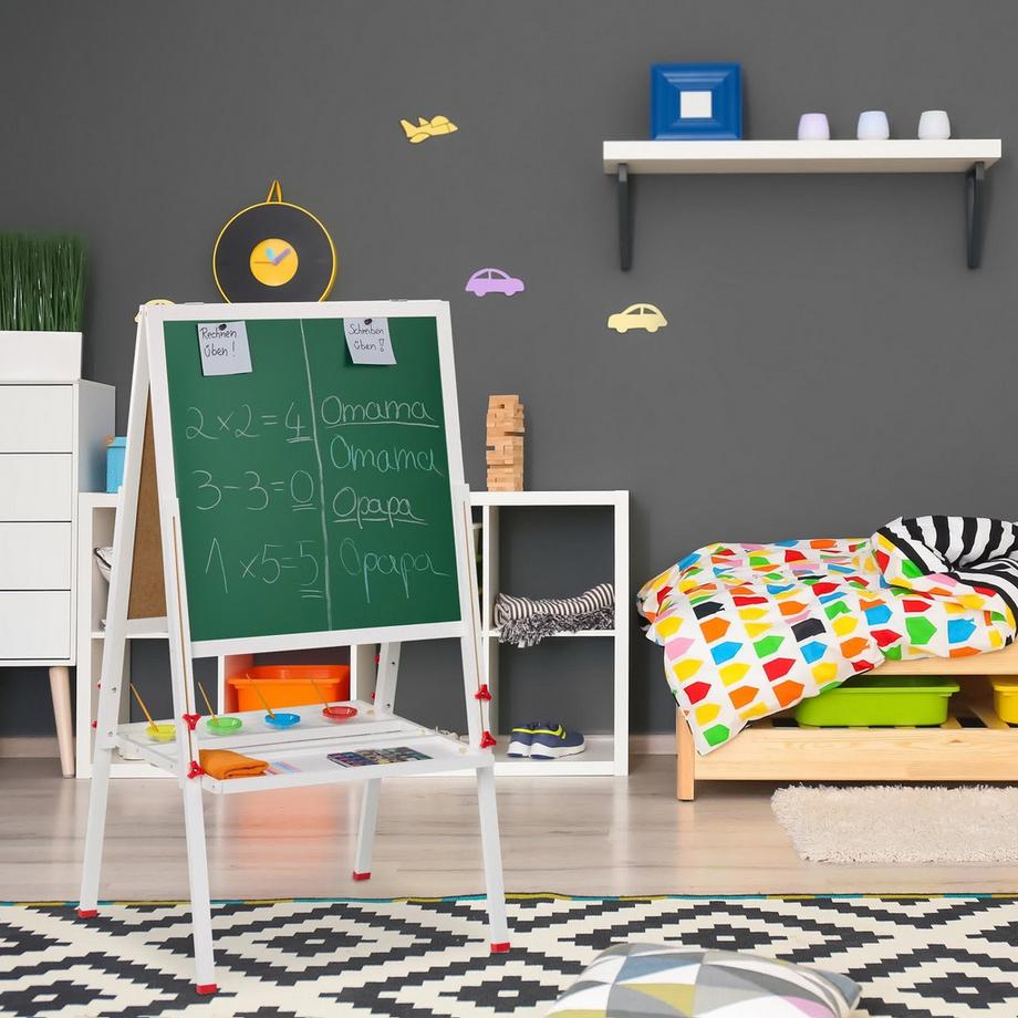 Northix  Bars pour enfants avec tableau blanc 