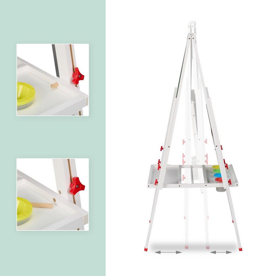 Northix  Bars pour enfants avec tableau blanc 