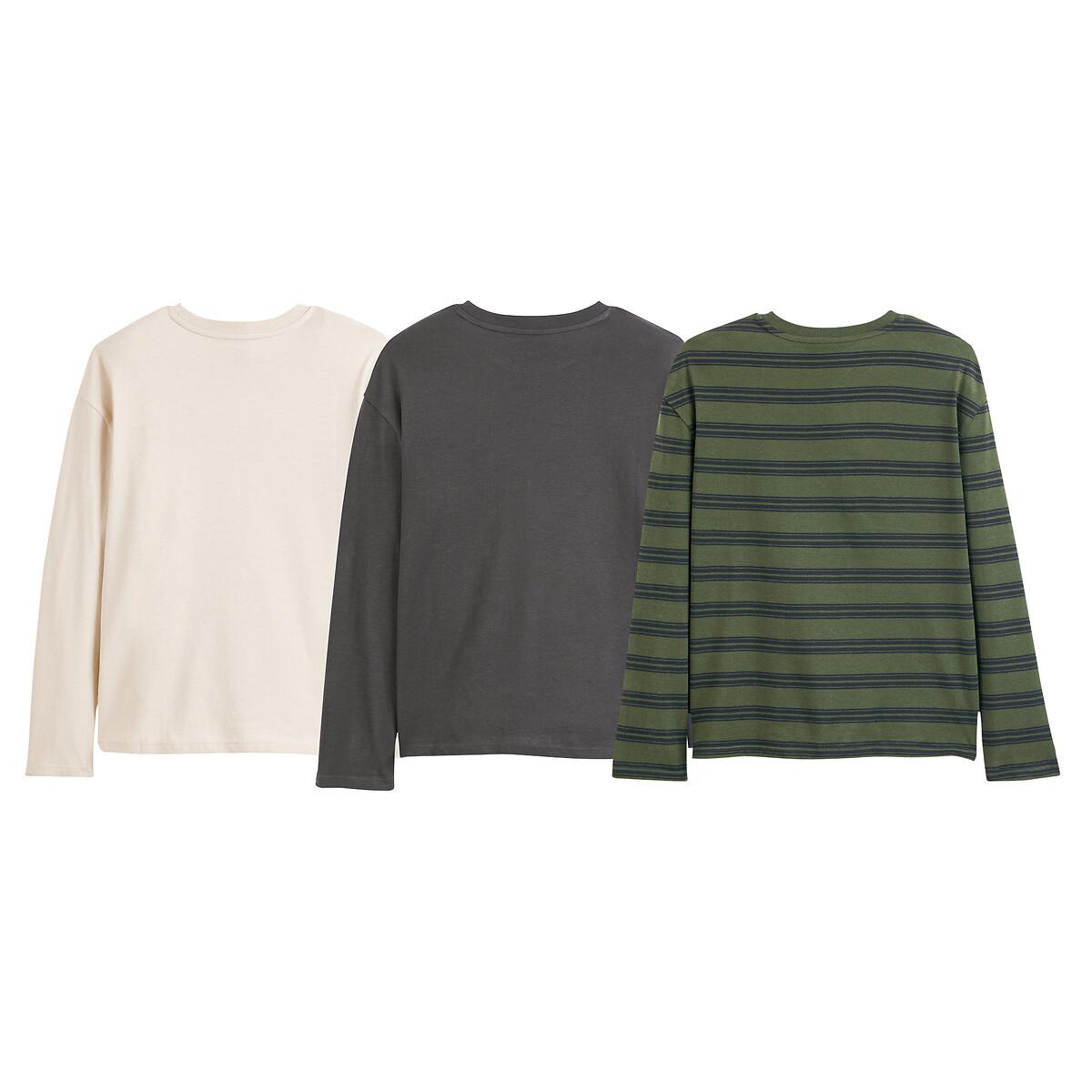 La Redoute Collections  3er-Pack Langarmshirts 