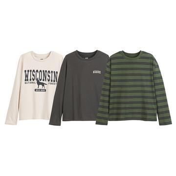 3er-Pack Langarmshirts