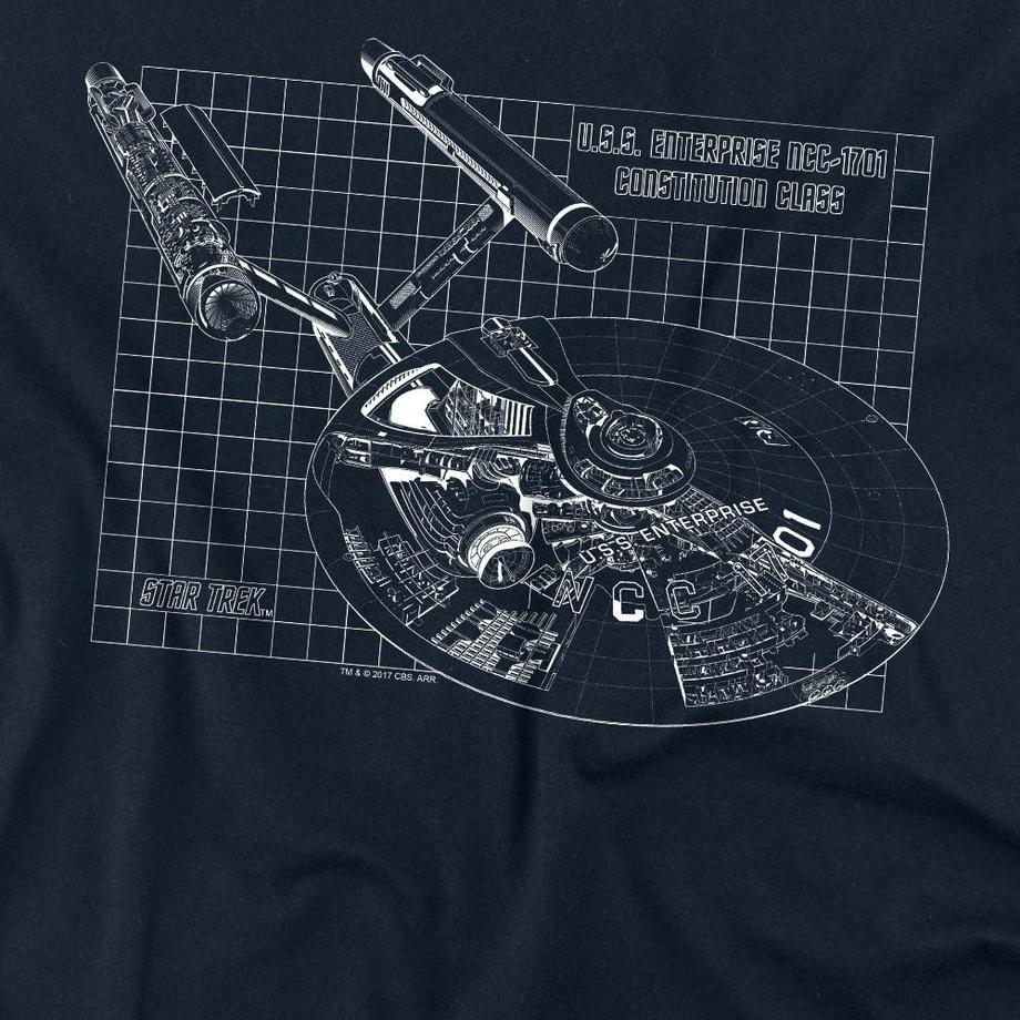 Star Trek Enterprise Langarm T-Shirt  