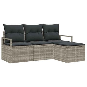 Garten-sofa poly-rattan