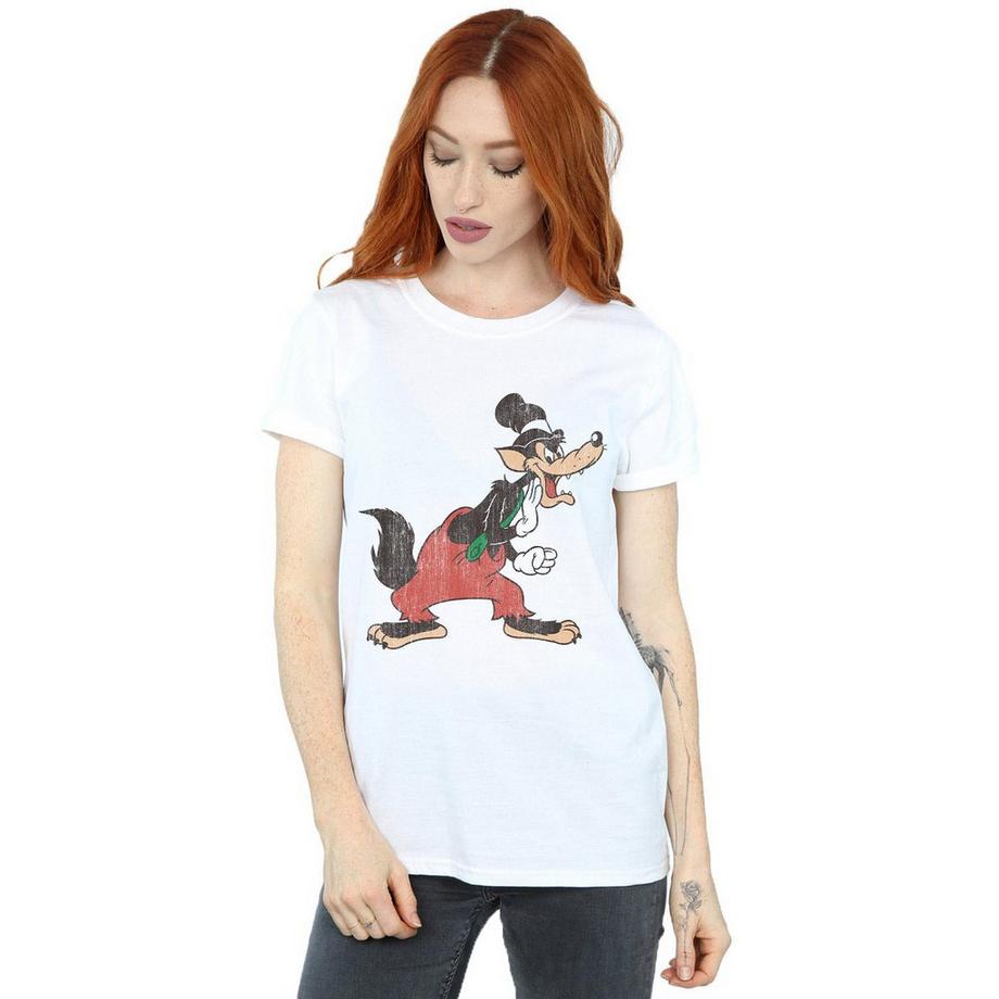 Disney Big Bad Wolf T-Shirt Stampata  