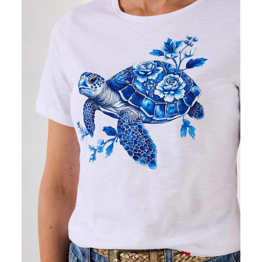 Joe Browns T-Shirt mit Schildkrötenmotiv  
