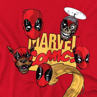 Deadpool bedrucktes Kurzarm T-Shirt  