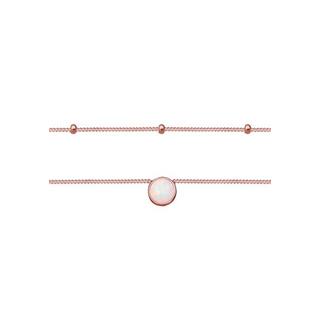 Elli  Halskette Choker Layer Opal 