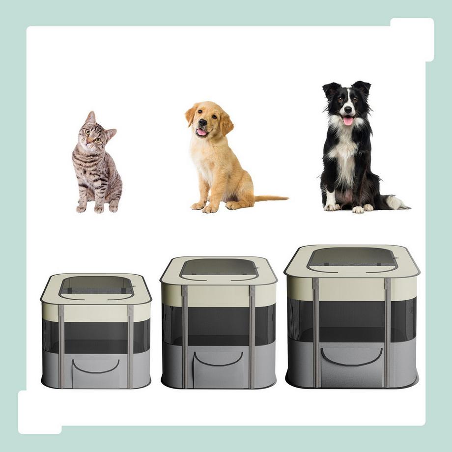 Northix  Tragbarer Laufstall für Haustiere, drinnen/draußen 