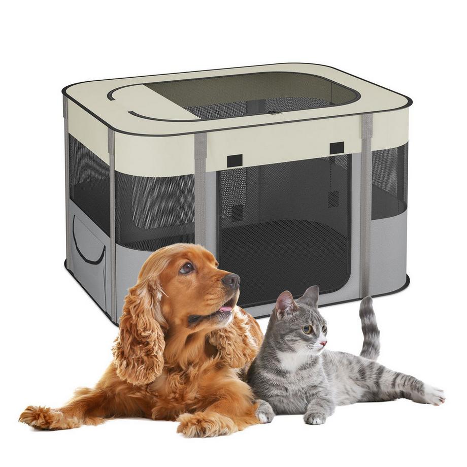 Northix  Tragbarer Laufstall für Haustiere, drinnen/draußen 