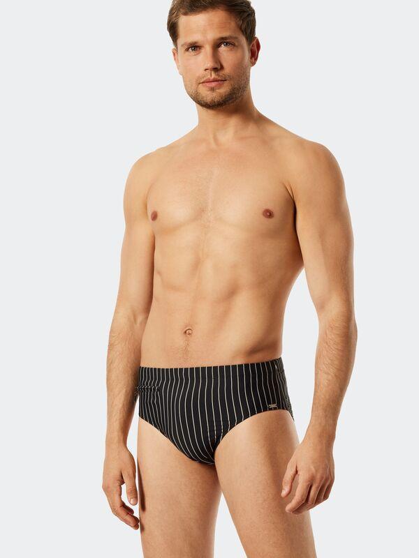 Schiesser Aqua Gestreifter Badeslip  