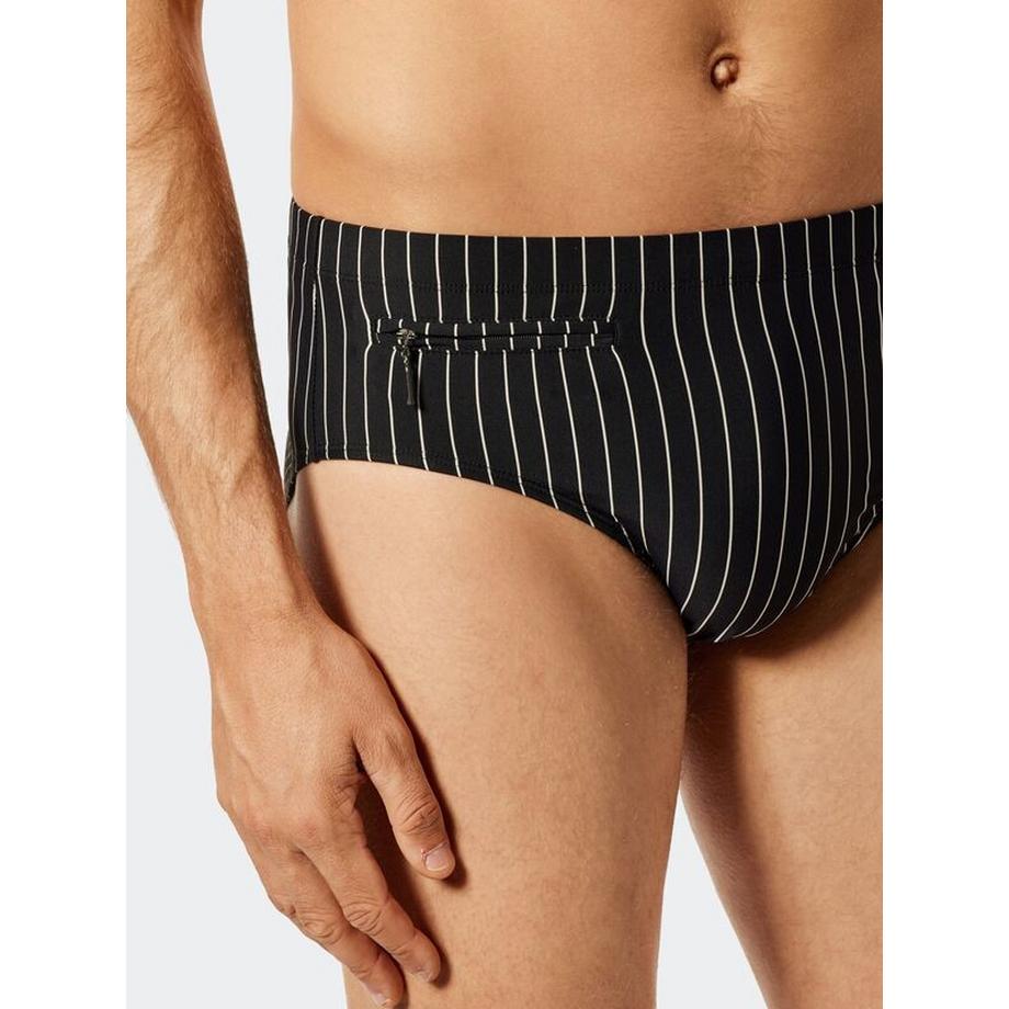 Schiesser Aqua Slip da Bagno a Righe  