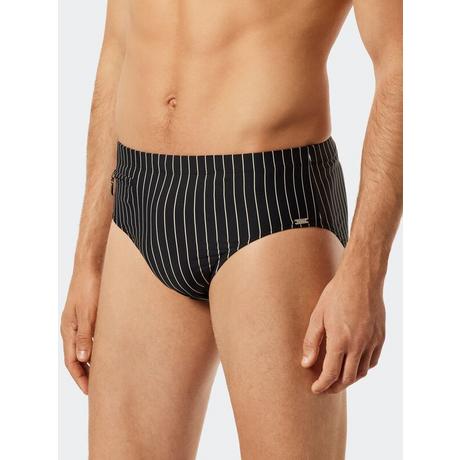 Schiesser Aqua Gestreifter Badeslip  