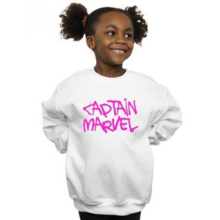 MARVEL  Captain Spray Text Sweatshirt 