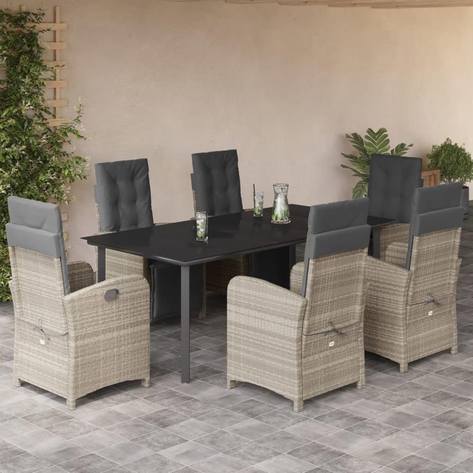 VidaXL Garten essgruppe poly-rattan  