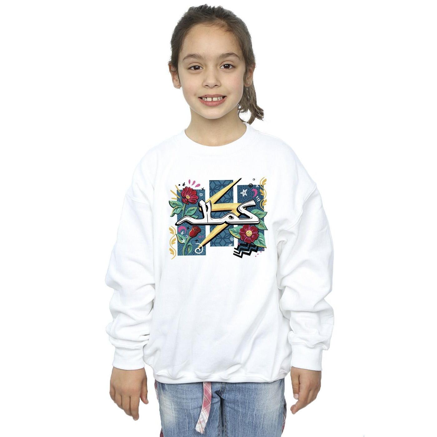 MARVEL  Ms Flower Lightning Sweatshirt 