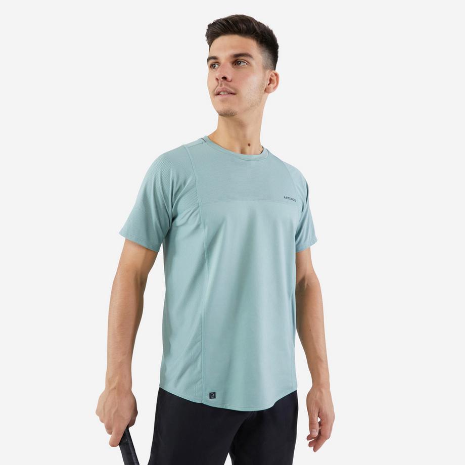 ARTENGO  T-shirt tennis uomo dry poliestere 