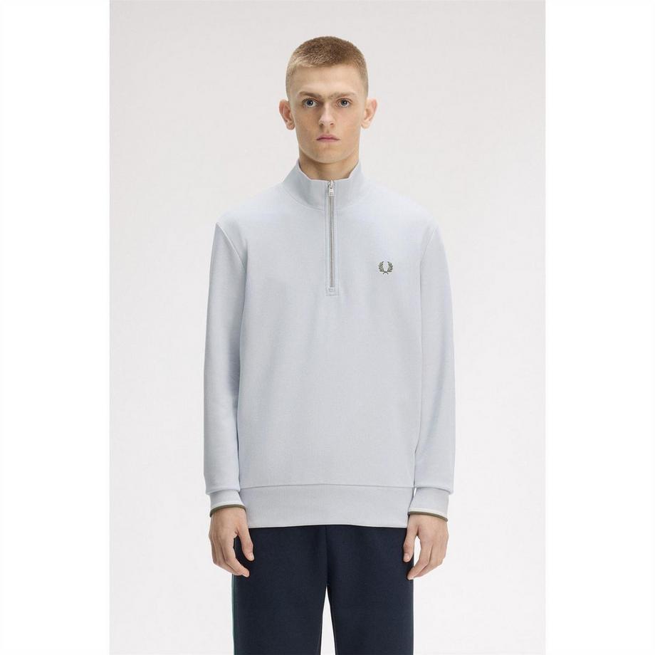 FRED PERRY Felpa con mezza cerniera  