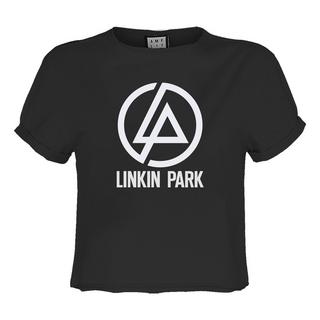 Amplified Circle Logo Kurzes Top  