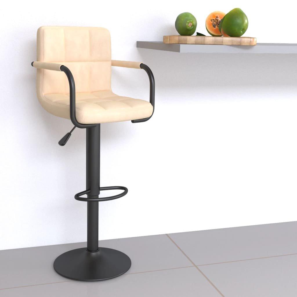 VidaXL Tabouret de bar velours  