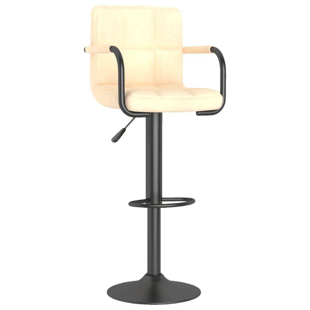 VidaXL Tabouret de bar velours  