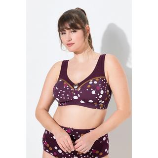 Ulla Popken Reggiseno sostenitivo a pallini senza ferretto  