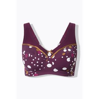 Ulla Popken Reggiseno sostenitivo a pallini senza ferretto  