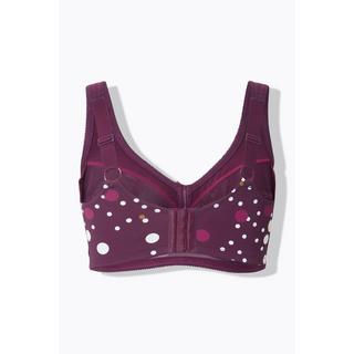 Ulla Popken Reggiseno sostenitivo a pallini senza ferretto  