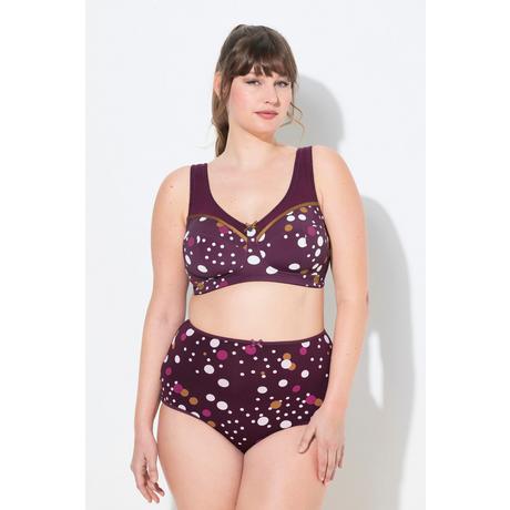 Ulla Popken Reggiseno sostenitivo a pallini senza ferretto  