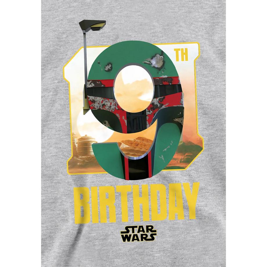 Disney Star Wars  Sweat À Capuche 9ème Anniversaire Motif Boba Fett 