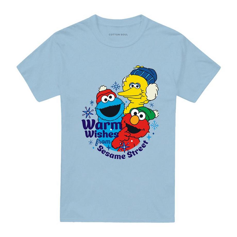 Warm Wishes For T-Shirt, Weihnachtliches Design