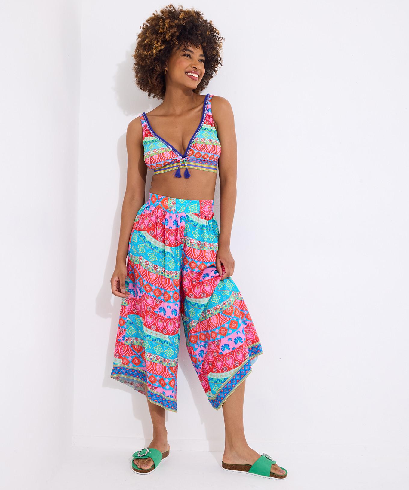 Joe Browns Patchwork Strandhosen mit Gummizug  