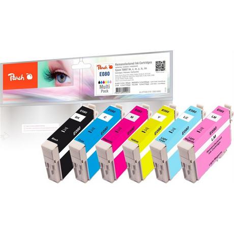 Peach  Tintenpatronen Combi-Pack kompatibel zu Epson T0807 