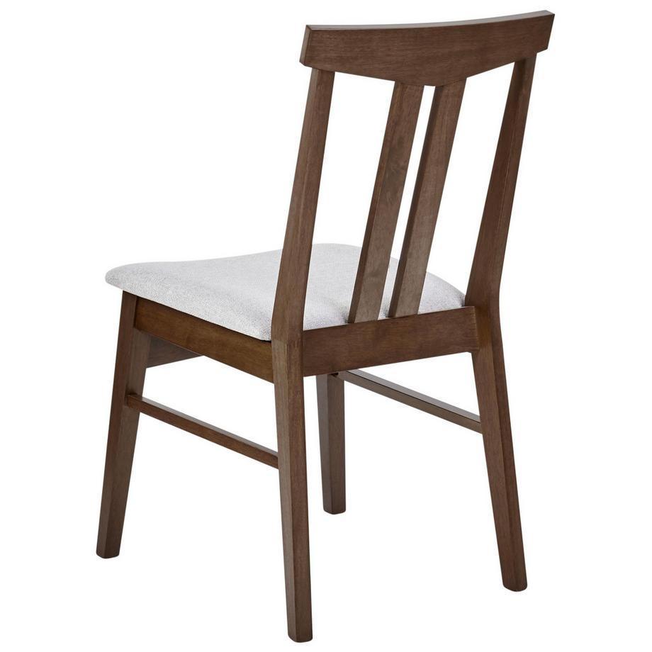 Beliani Lot de 2 chaises de salle à manger en Bois d'hévéa Rétro AVALON  