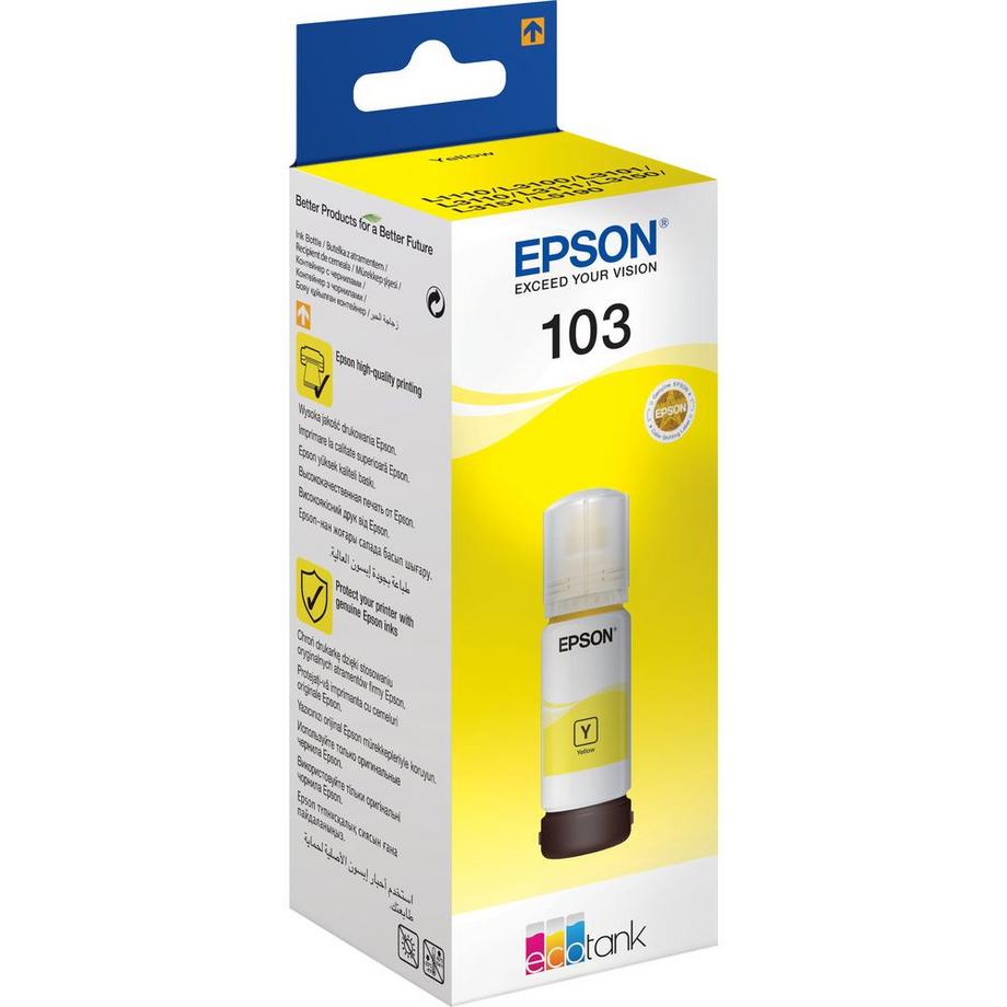 EPSON  EPSON Tintenbehälter 103 yellow T00S44A10 EcoTank ET-5190 7500 Seiten 