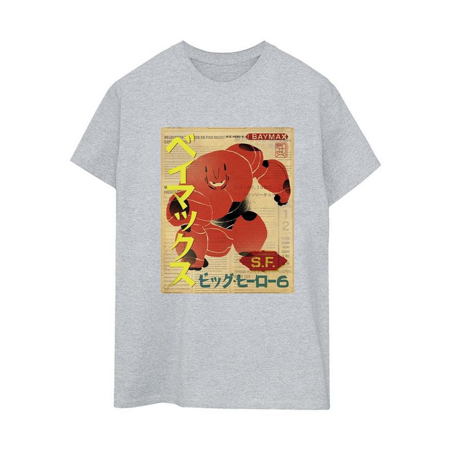 Disney Big Hero 6 Baymax T-Shirt Stampata  