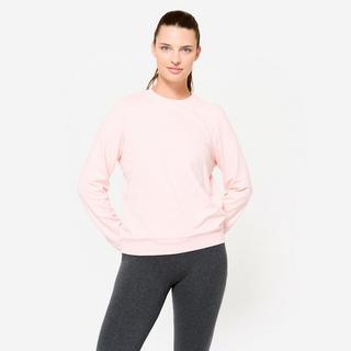 DOMYOS Sweat-shirt Col Rond Coton  