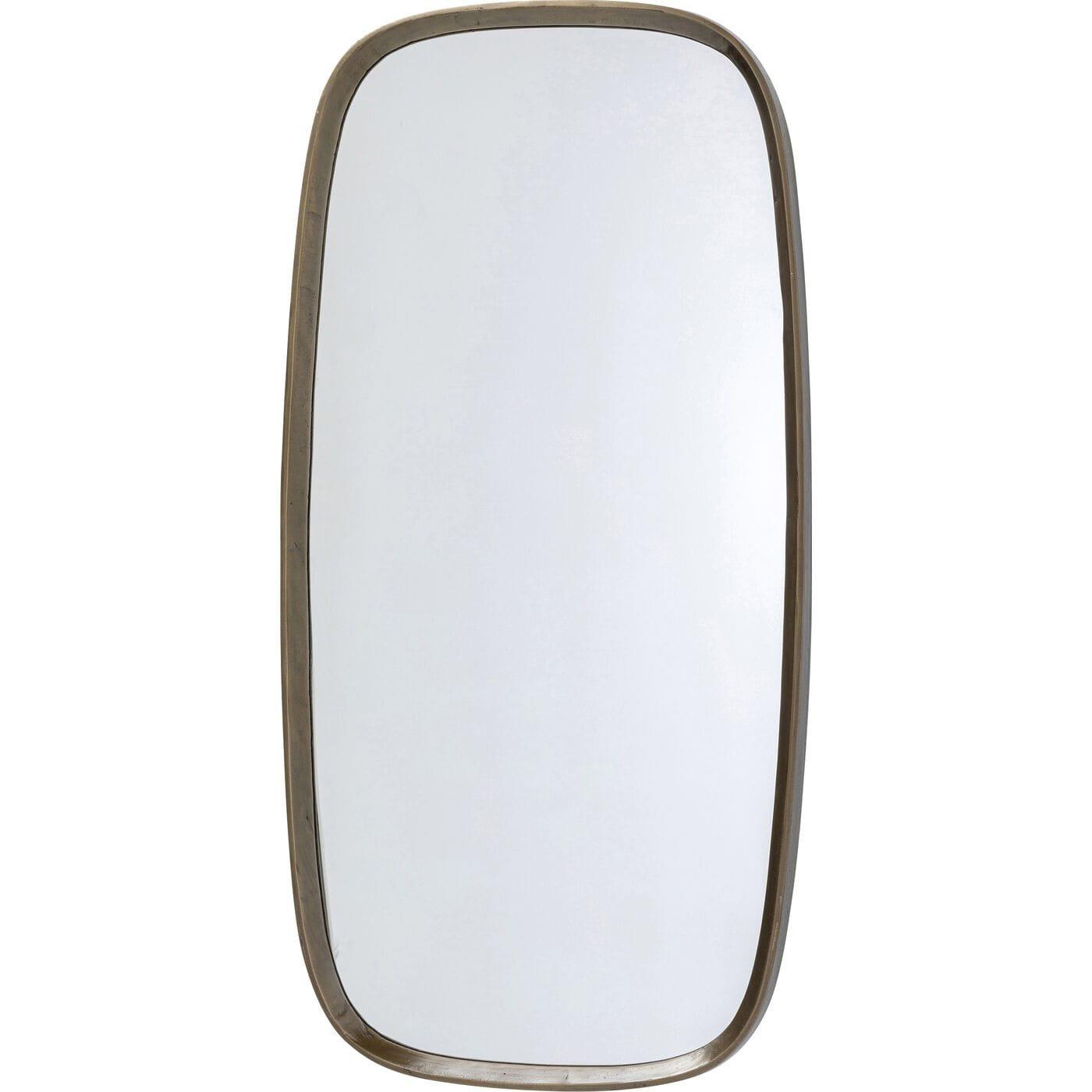 KARE Design Specchio da parete Noomi Brass 122x58  