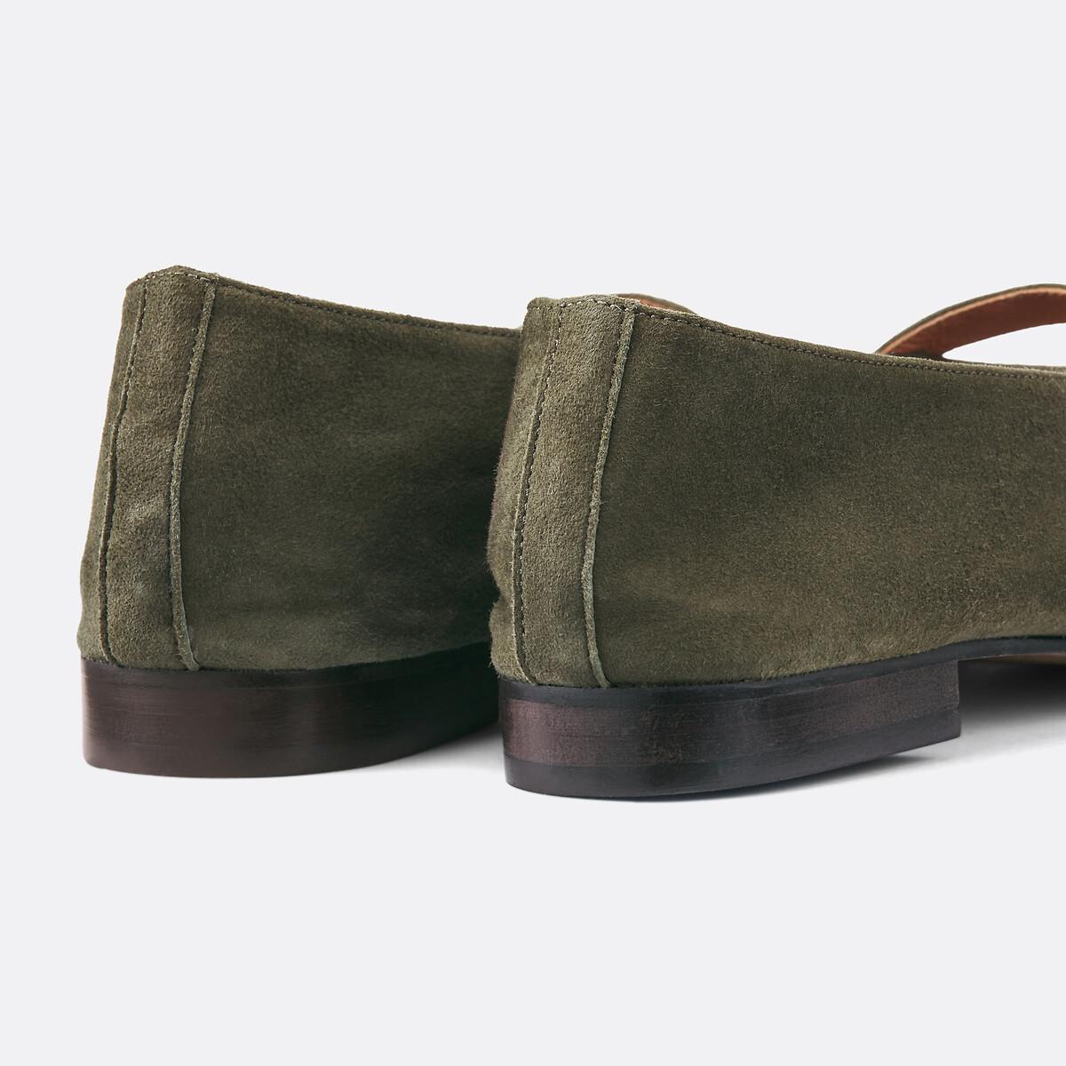 La Redoute Collections  Ballerinas aus Veloursleder 