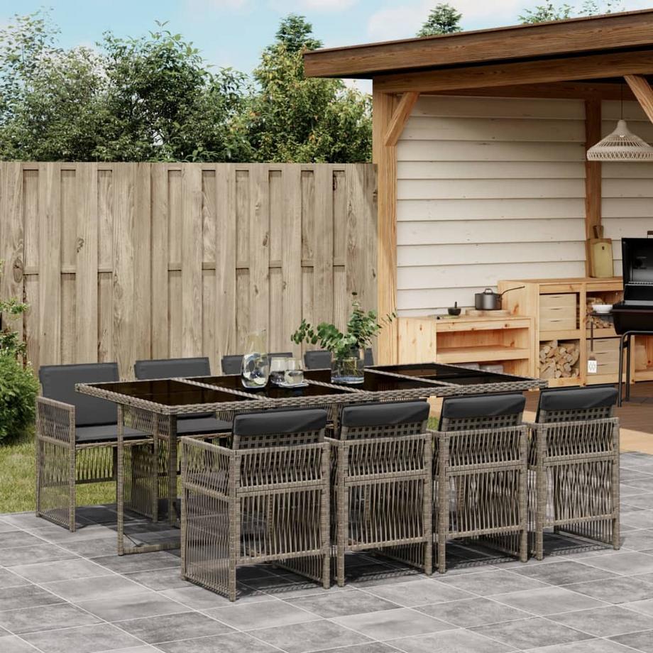 VidaXL Garten essgruppe poly-rattan  